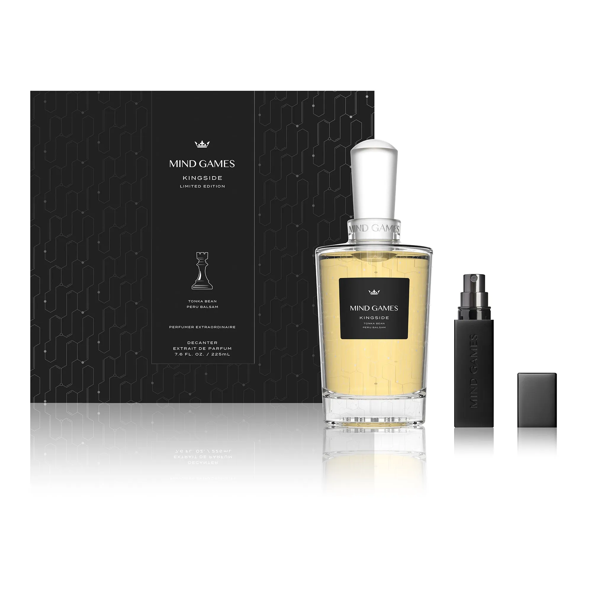 Kingside Limited Edition Crystal Decanter Set Mind Games